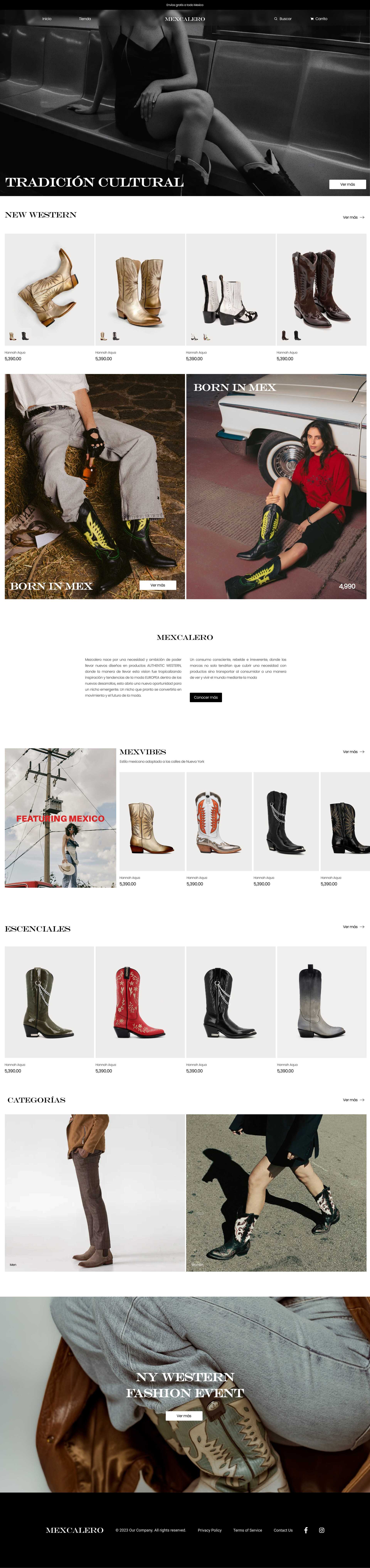 Mezcalero — homepage rediseñada